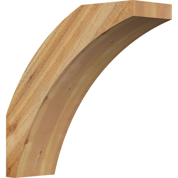 Ekena Millwork 6"W x 18"D x 18"H Thorton Rough Sawn Knee Brace, Western Red Cedar BRC06X18X18THR00RWR - main